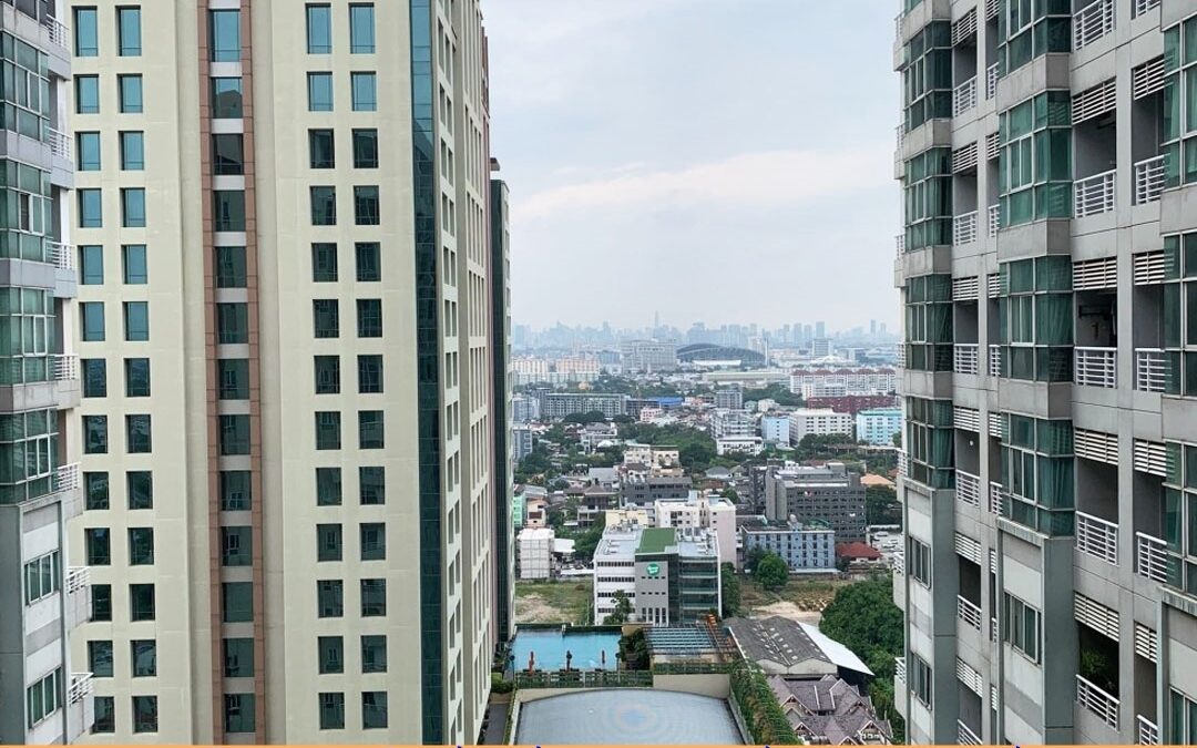 ให้เช่าคอนโดสุดหรู Penthouse Duplex 2 ชั้น เดอะ โฟร์วิงส์ เรสซิเดนซ์ ศรีนครินทร์ 3 ห้องนอน ชั้น 26 วิวเมือง