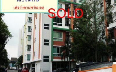 ขายคอนโด Double U ลาดพร้าว-วังหิน ขนาด 29.36 ตารางเมตร ชั้น 2 อาคาร B  เฟอร์ฯครบ หิ้วกระเป๋าเข้าอยู่ได้เลย