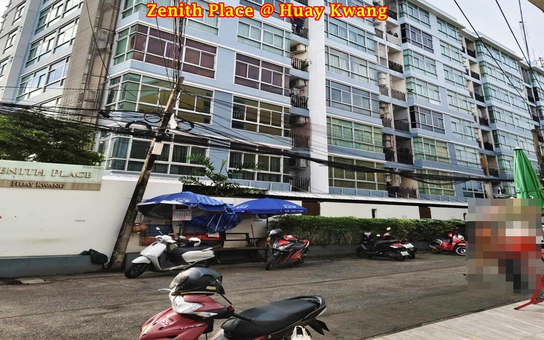 ขายคอนโดซีนิธ เพลส แอท ห้วยขวาง ชั้น3 ขนาด 41.17 ตร.ม ห้องสวย ต่อรองราคาได้