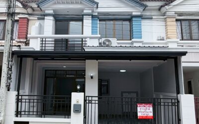 ขายทาวน์เฮ้าส์ 21 ตร.ว หมู่บ้านทิพย์พิมาน บ้านริมคลอง บางใหญ่  รีโนเวทใหม่สวย พร้อมอยู่ จัดกู้ฟรี