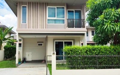 ขายบ้านเดี่ยว 2 ชั้น 50 ตร.ว หมู่บ้านคณาสิริ ชัยพฤกษ์-วงแหวน สภาพดี ราคาต่อรองได้