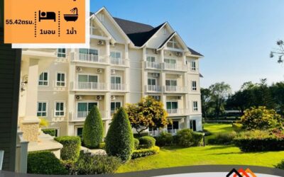 ขายคอนโดบ้านทิวเขา เขาใหญ่ ขนาด 55.42 ตรม.  ตึกB ชั้น4