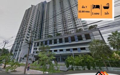 รีโนเวทใหม่ ขายคอนโดศุภาลัยซิตี้รีสอร์ท สถานีพระนั่งเกล้า-เจ้าพระยา ขนาด 32.88 ตรม.  ชั้น 7  ห้อง046